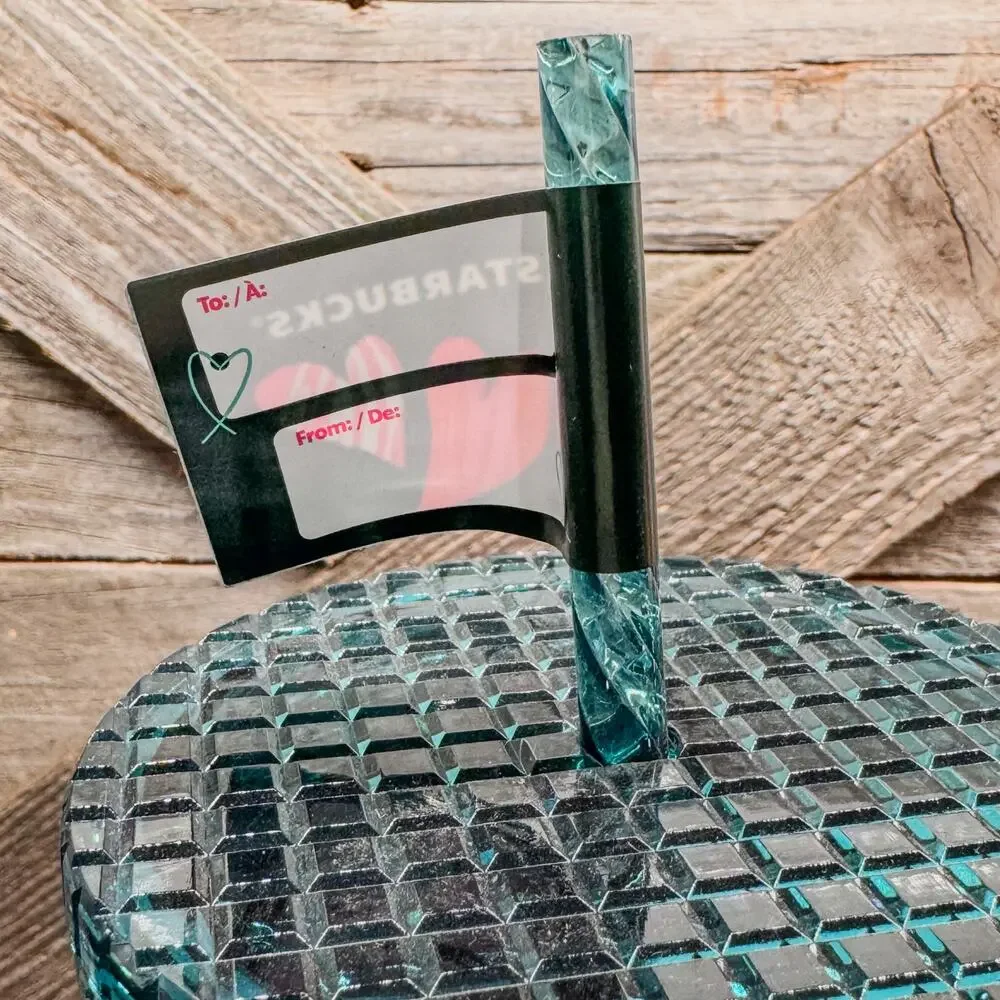 NWT-Starbucks-2024-Valentines Day Tri-Color Gradient Grid-24floz Cold Tumbler